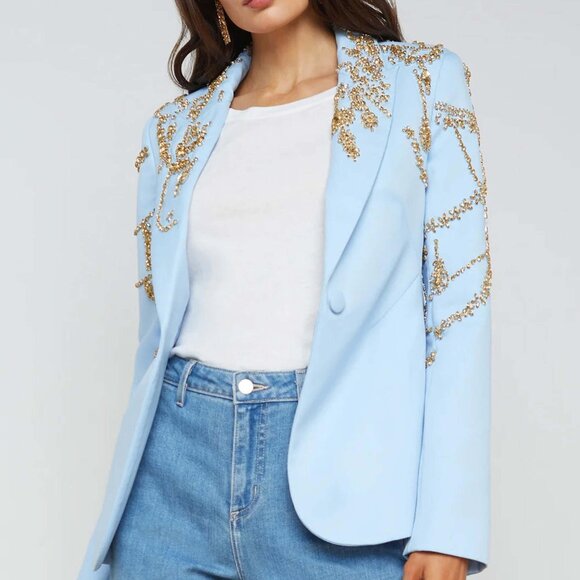 L'AGENCE Clementine Blazer Sz 6 - Picture 4 of 16